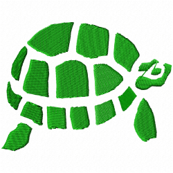 Turtle Embroidery Design 11